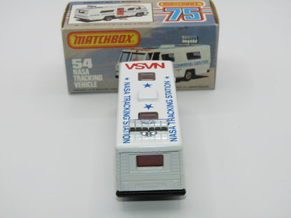 Matchbox Superfast 54E NASA Tracking Vehicle Metallic BLACK Base