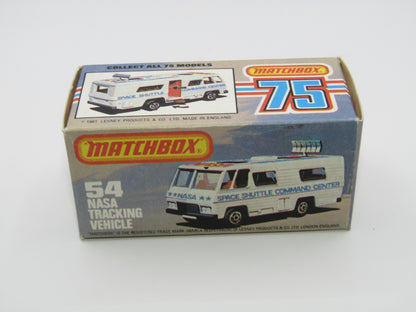 Matchbox Superfast 54E NASA Tracking Vehicle Metallic BLACK Base