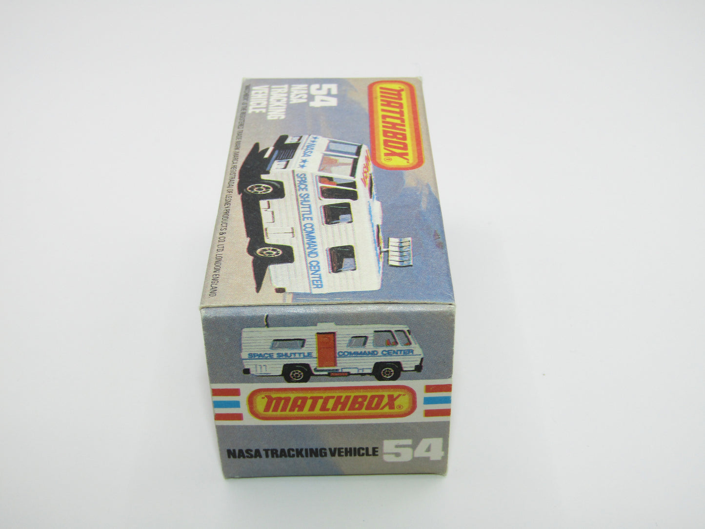Matchbox Superfast 54E NASA Tracking Vehicle Metallic BLACK Base