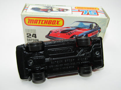 Matchbox Superfast No 24D Datsun 280 ZX Fairlady Z Red Interior USA Picture Box