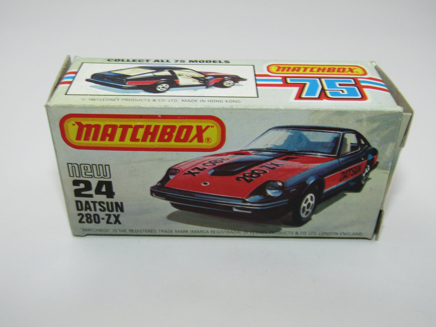 Matchbox Superfast No 24D Datsun 280 ZX Fairlady Z Red Interior USA Picture Box