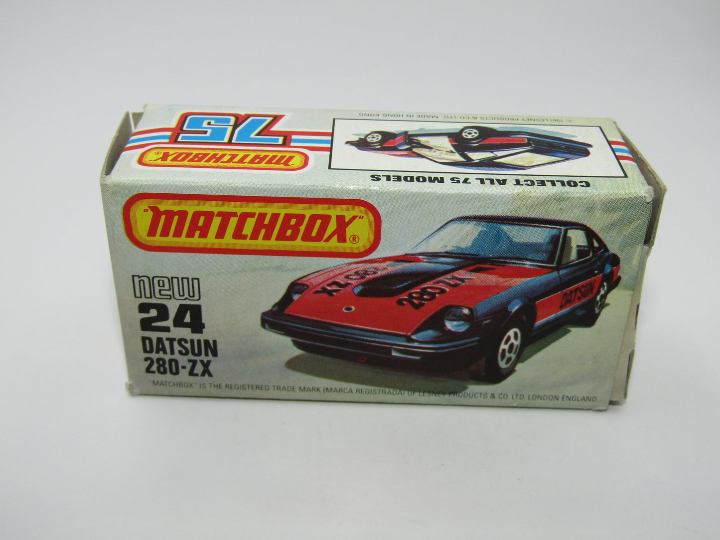 Matchbox Superfast No 24D Datsun 280 ZX Fairlady Z Red Interior USA Picture Box