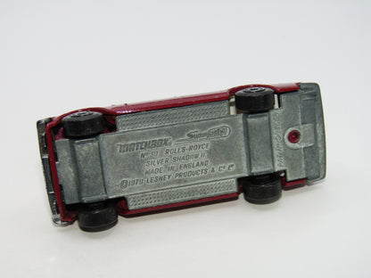 Matchbox Superfast 39B Rolls Royce SS Plum UNPAINTED Base