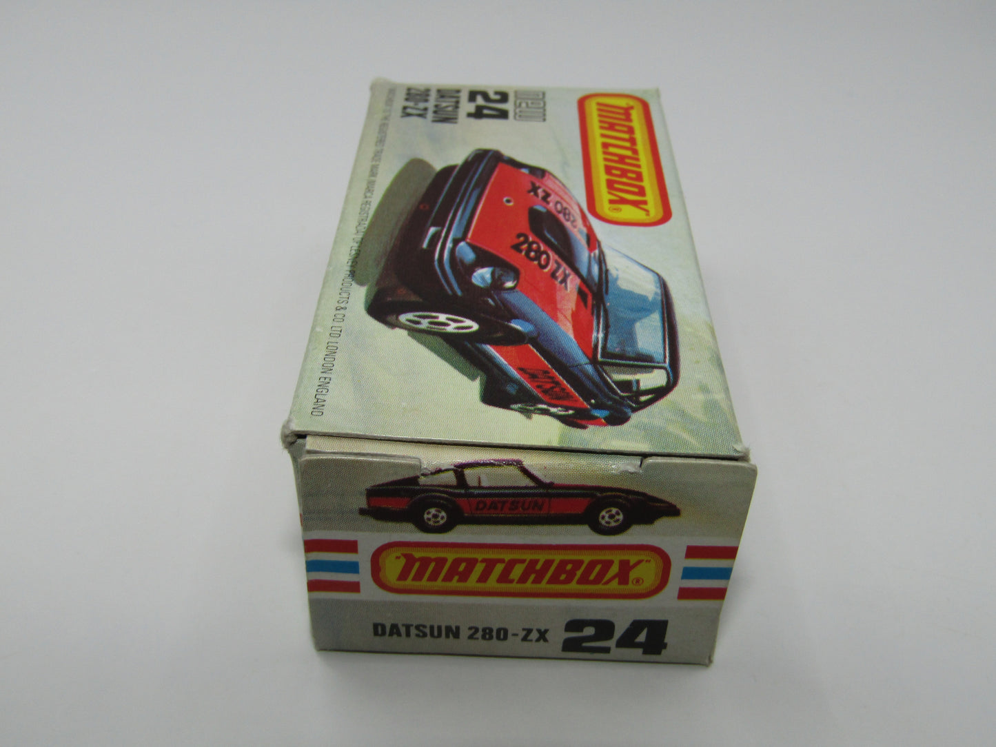 Matchbox Superfast No 24D Datsun 280 ZX Fairlady Z Red Interior USA Picture Box