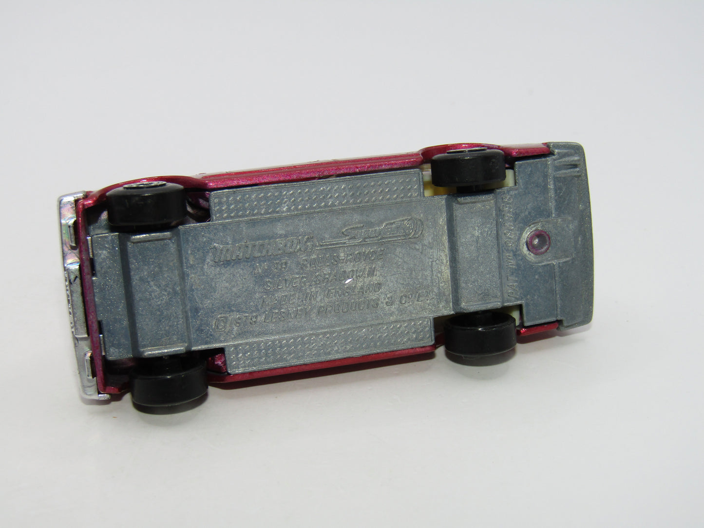 Matchbox Superfast 39B Rolls Royce SS LIGHT RED Ivory Interior