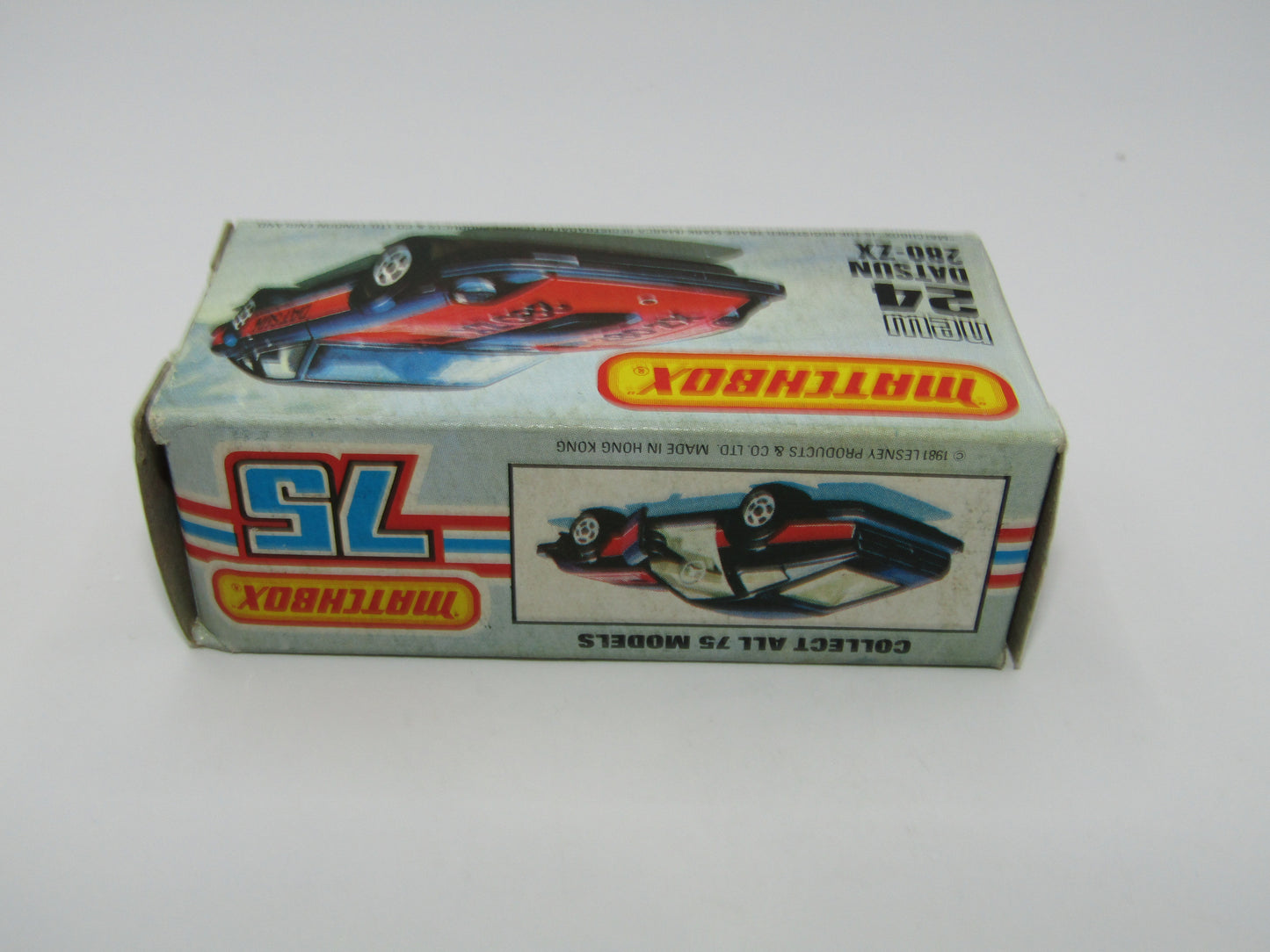 Matchbox Superfast No 24D Datsun 280 ZX Fairlady Z WHITE Interior USA Picture Box