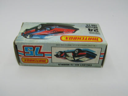 Matchbox Superfast No 24D Datsun 280 ZX Fairlady Z WHITE Interior USA Picture Box