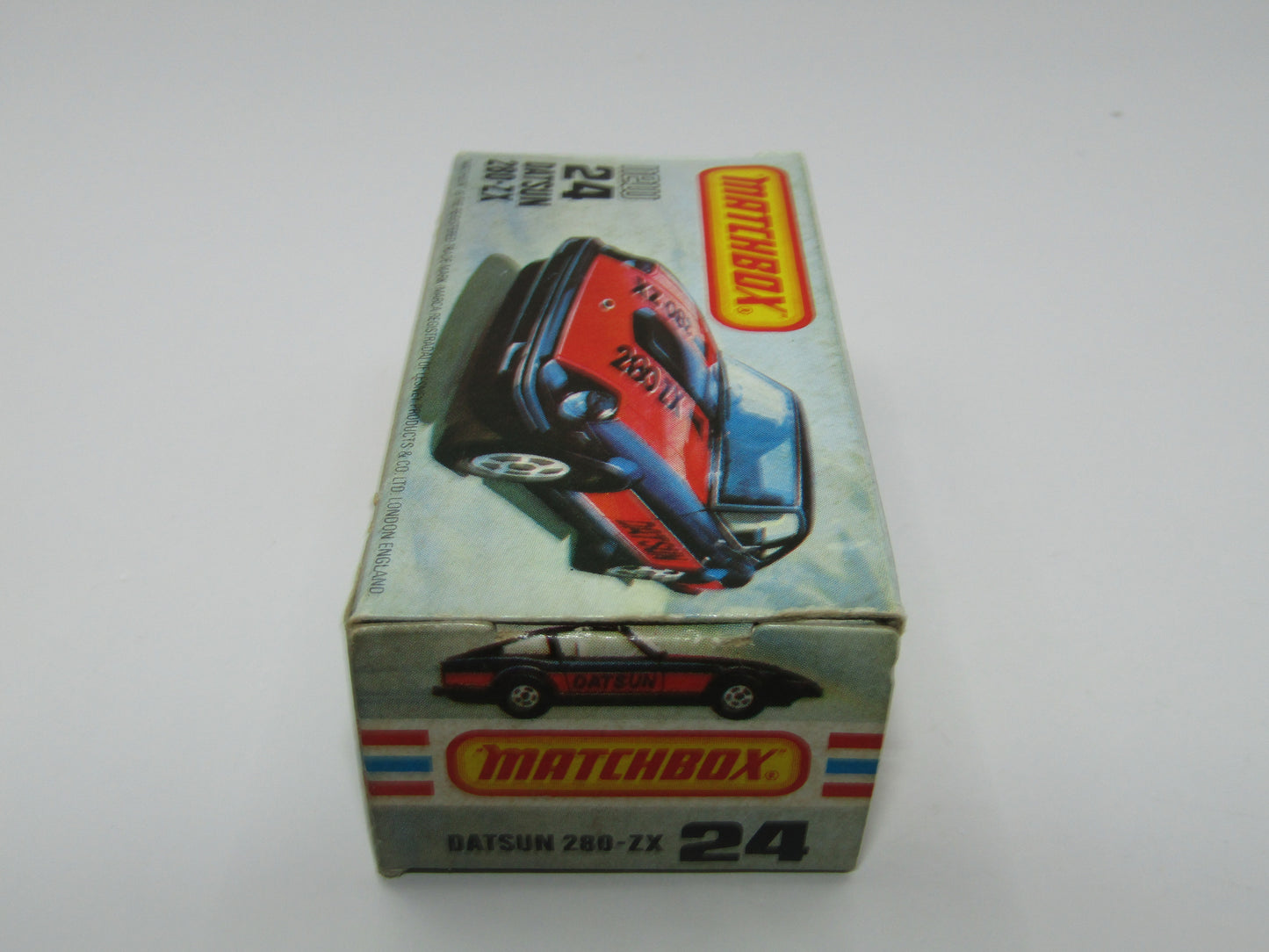 Matchbox Superfast No 24D Datsun 280 ZX Fairlady Z WHITE Interior USA Picture Box