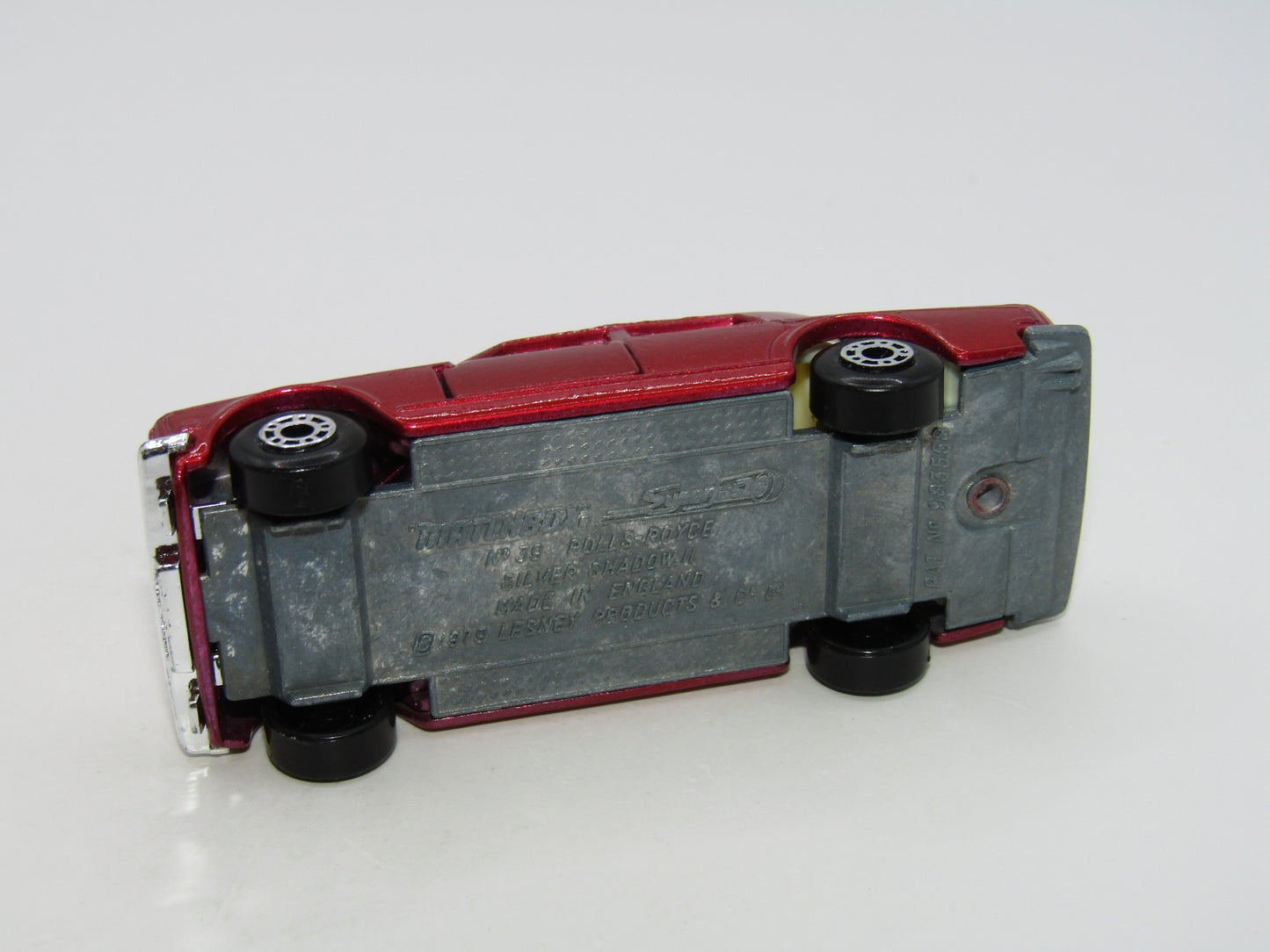 Matchbox Superfast 39B Rolls Royce SS Dark Metallic Red Ivory Interior