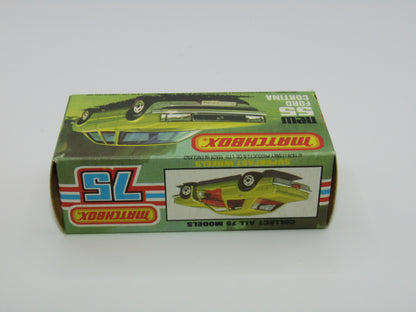 Matchbox Superfast 55D Ford Cortina Tan YELLOW Interior
