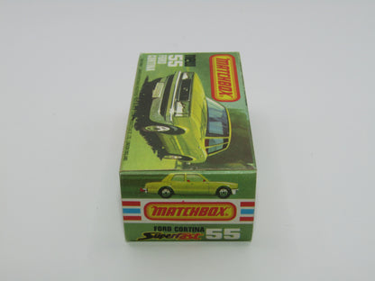 Matchbox Superfast 55D Ford Cortina Tan YELLOW Interior