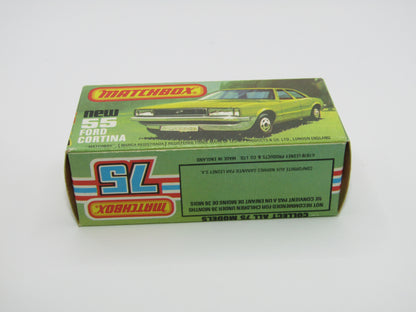Matchbox Superfast 55D Ford Cortina Tan YELLOW Interior