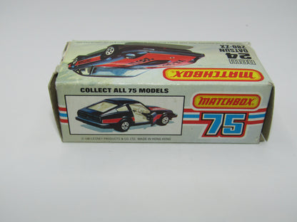 Matchbox Superfast No 24D Datsun 280 ZX Fairlady Z Black No Tampo USA Picture Box