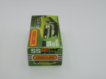 Matchbox Superfast 55D Ford Cortina Tan SMOKE Windows