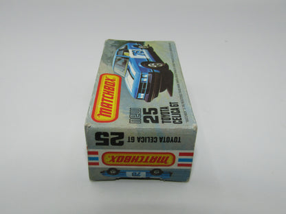 Matchbox Superfast No 25D Toyota Celica GT Red No Tampo USA Picture Box
