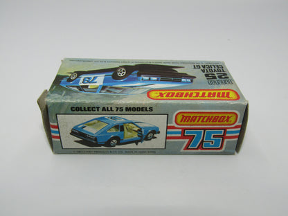 Matchbox Superfast No 25D Toyota Celica GT Red No Tampo USA Picture Box
