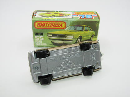 Matchbox Superfast 55D Ford Cortina Tan SILVER Base