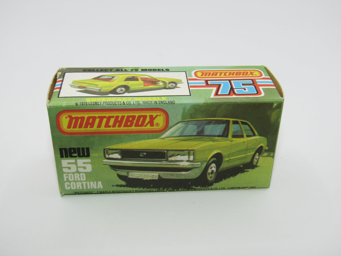 Matchbox Superfast 55D Ford Cortina Tan SILVER Base