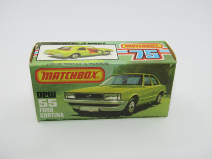 Matchbox Superfast 55D Ford Cortina Tan SILVER Base