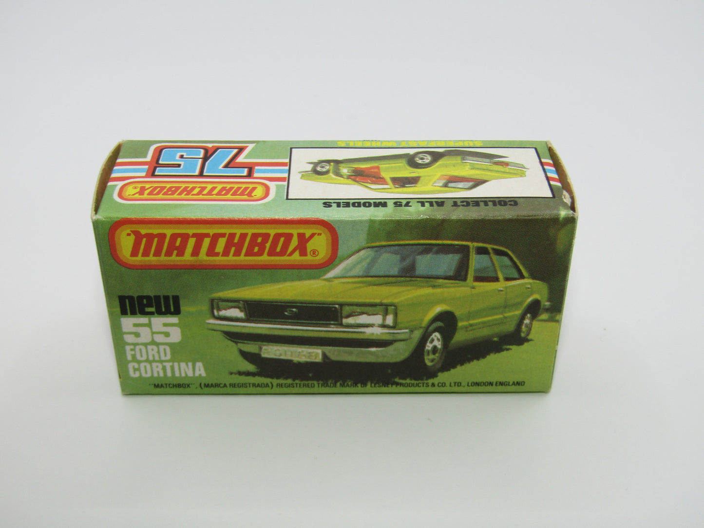 Matchbox Superfast 55D Ford Cortina Tan SILVER Base