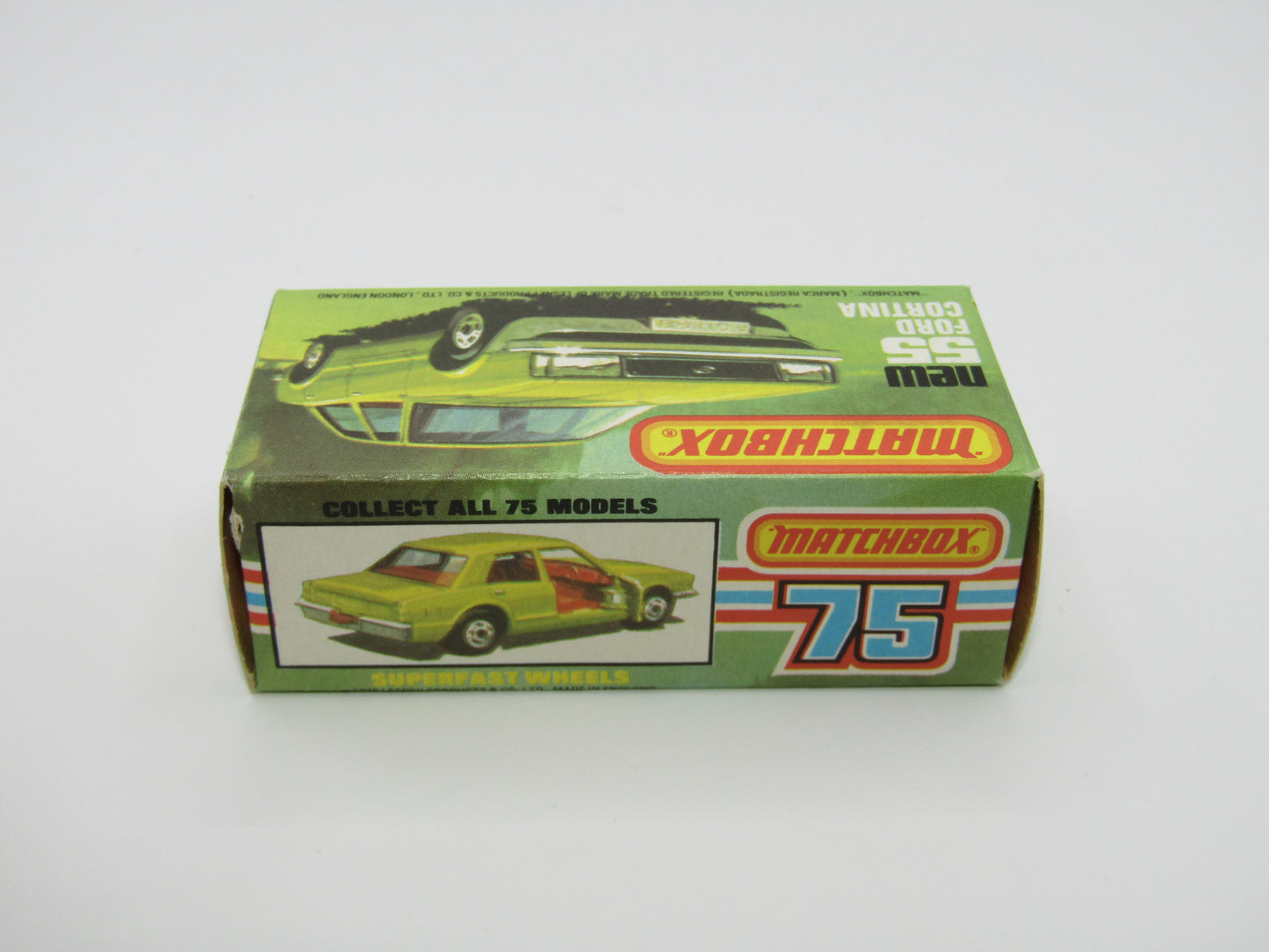 Matchbox Superfast 55D Ford Cortina Tan SILVER Base