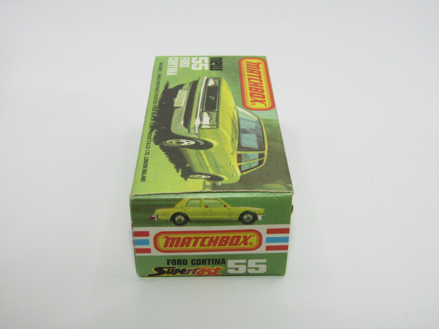 Matchbox Superfast 55D Ford Cortina Tan SILVER Base