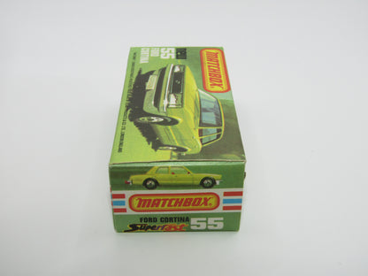 Matchbox Superfast 55D Ford Cortina Tan SILVER Base