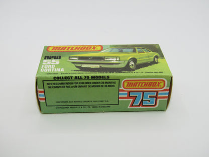 Matchbox Superfast 55D Ford Cortina Tan SILVER Base