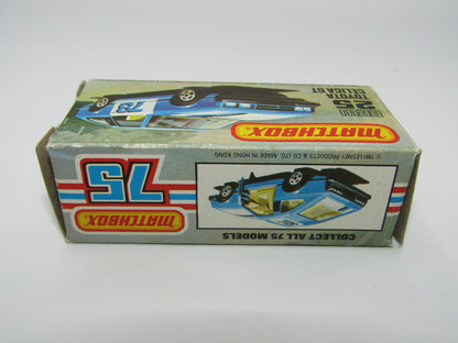 Matchbox Superfast No 25D Toyota Celica GT Yellow Fever USA Picture Box
