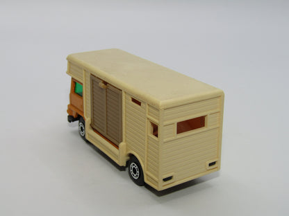 Matchbox Superfast 40B Horse Box Orange Light Brown Door Matt Black base