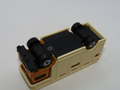 Matchbox Superfast 40B Horse Box Orange Light Brown Door Matt Black base