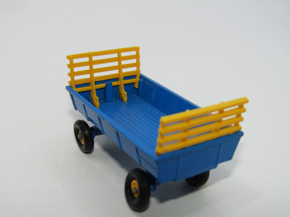 Matchbox Superfast 40A Hay Trailer Blue & Yellow