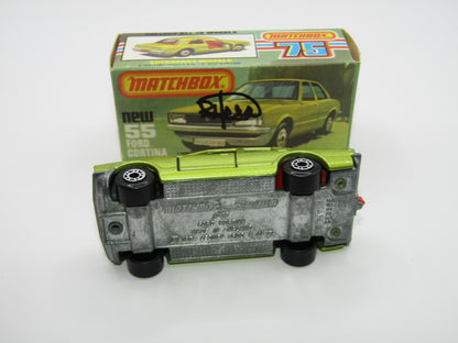 Matchbox Superfast 55D Ford Cortina Signed by Lesney Designer RSJH