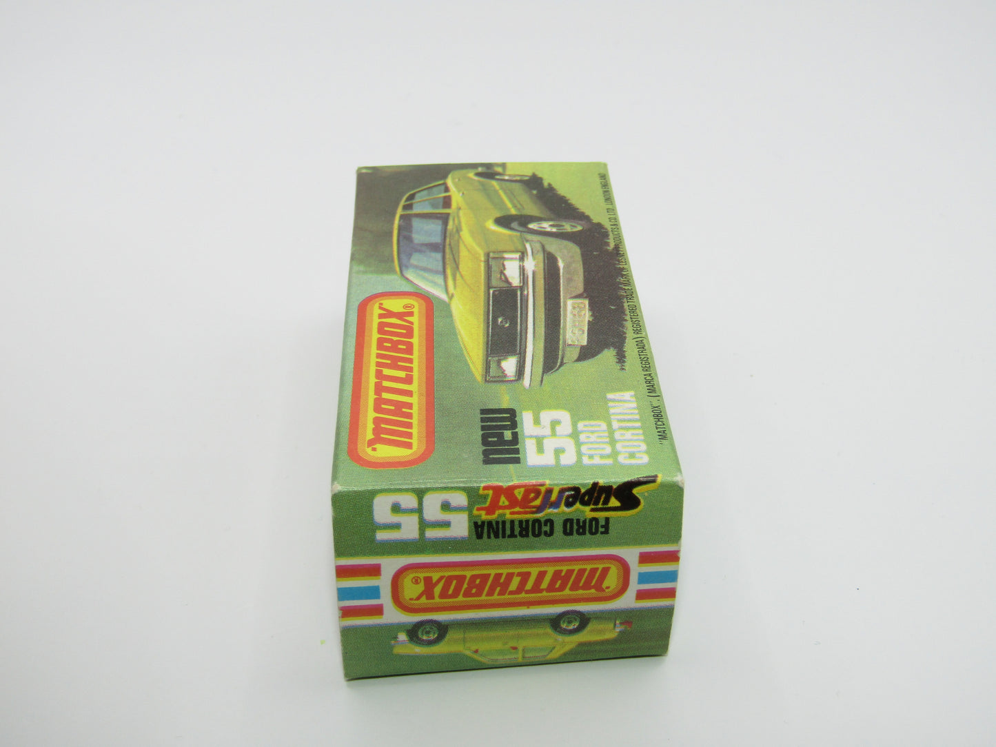 Matchbox Superfast 55D Ford Cortina Signed by Lesney Designer RSJH