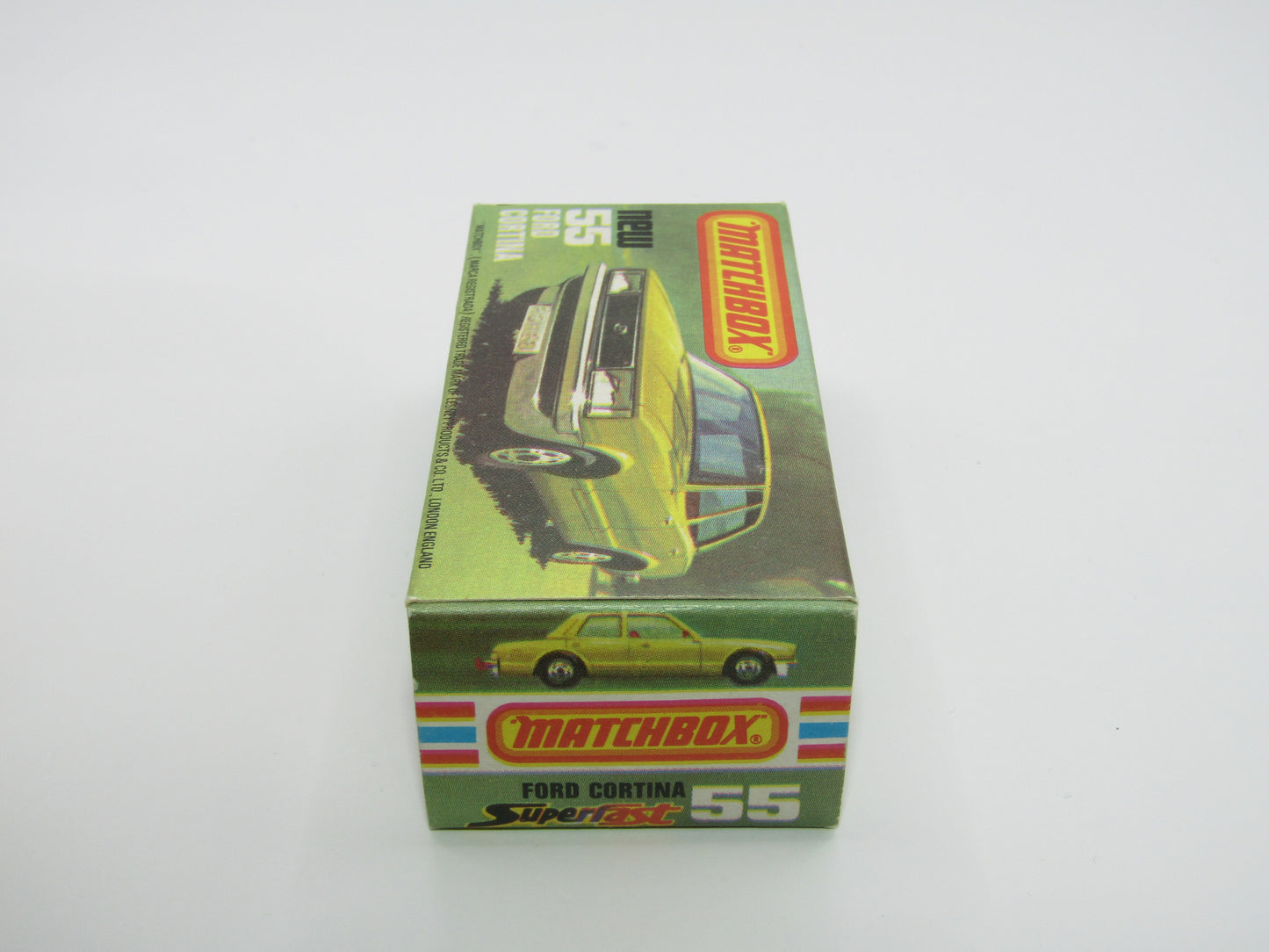 Matchbox Superfast 55D Ford Cortina Signed by Lesney Designer RSJH