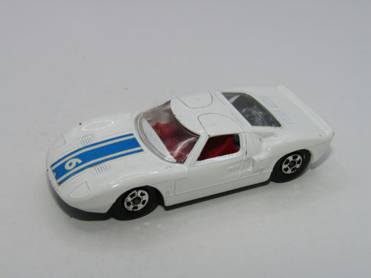 Matchbox Superfast 41A Ford G.T. 6 Narrow Wheels Aqua Green Base