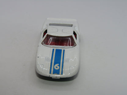 Matchbox Superfast 41A Ford G.T. 6 Narrow Wheels Aqua Green Base