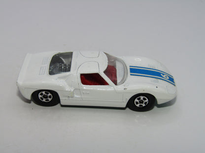 Matchbox Superfast 41A Ford G.T. 6 Narrow Wheels Aqua Green Base