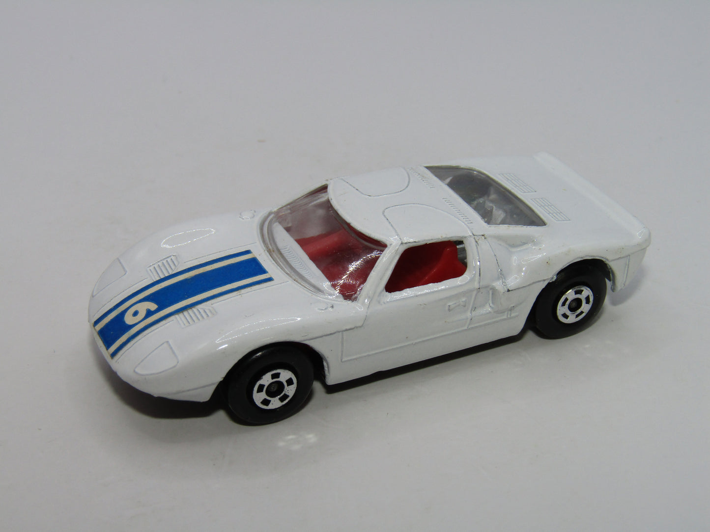 Matchbox Superfast 41A Ford G.T. WIDE WHEELS Gloss Black Base