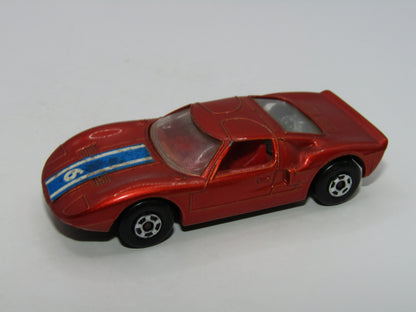 Matchbox Superfast 41A Ford G.T. Bronze Wide Wheels GREY Base