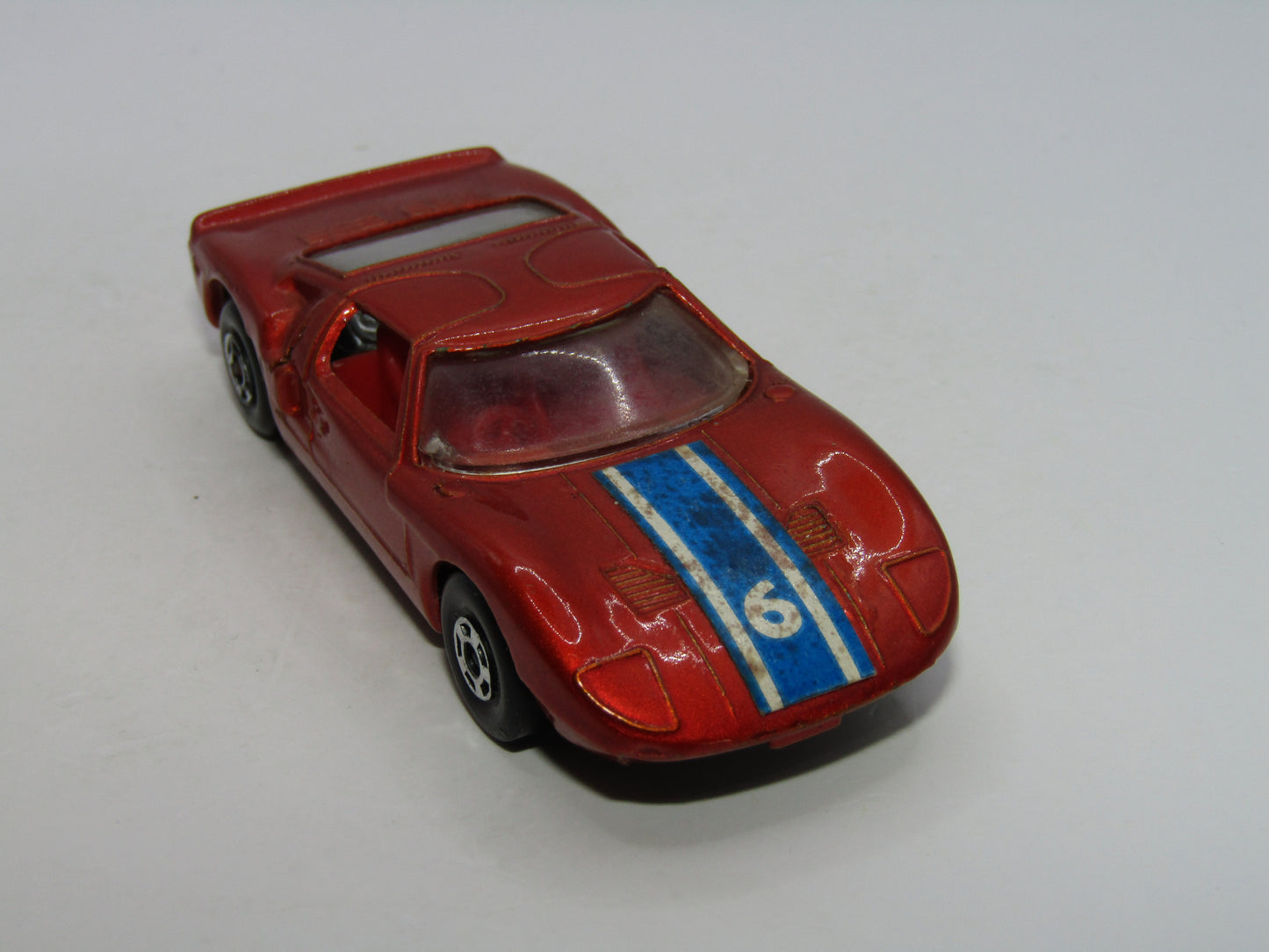 Matchbox Superfast 41A Ford G.T. Bronze Wide Wheels GREY Base