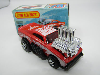 Matchbox Superfast No 48D Red Rider Hong Kong Base USA Picture Box