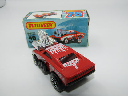 Matchbox Superfast No 48D Red Rider Hong Kong Base USA Picture Box