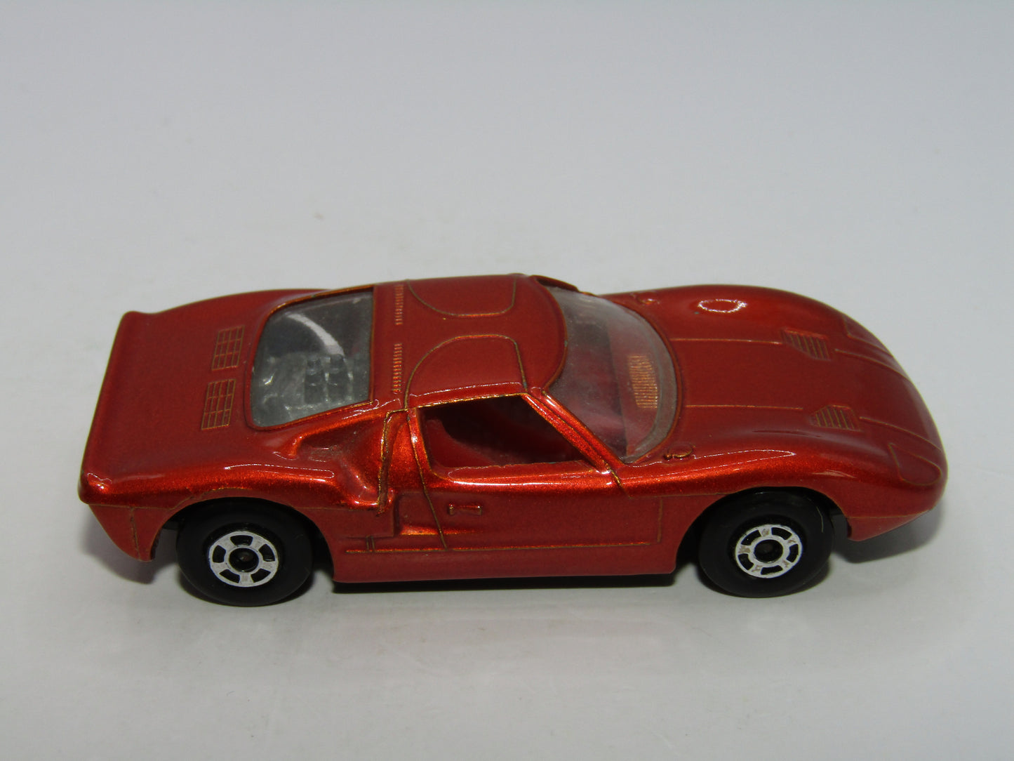 Matchbox Superfast 41A Ford G.T. Bronze Wide Wheels GREY Base NO LABELS