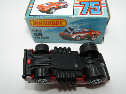 Matchbox Superfast No 48D Red Rider Hong Kong Base USA Picture Box