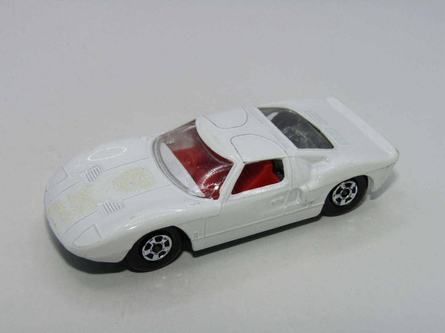 Matchbox Superfast 41A Ford G.T. 6 Narrow Wheels Aqua Green Base Missing Label