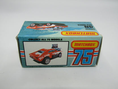 Matchbox Superfast No 48D Red Rider Hong Kong Base USA Picture Box
