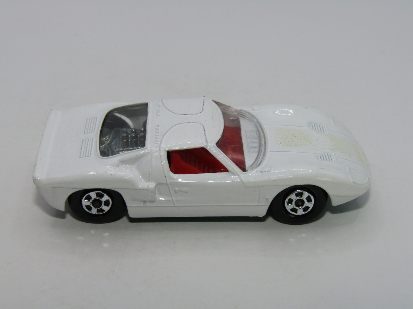 Matchbox Superfast 41A Ford G.T. 6 Narrow Wheels Aqua Green Base Missing Label
