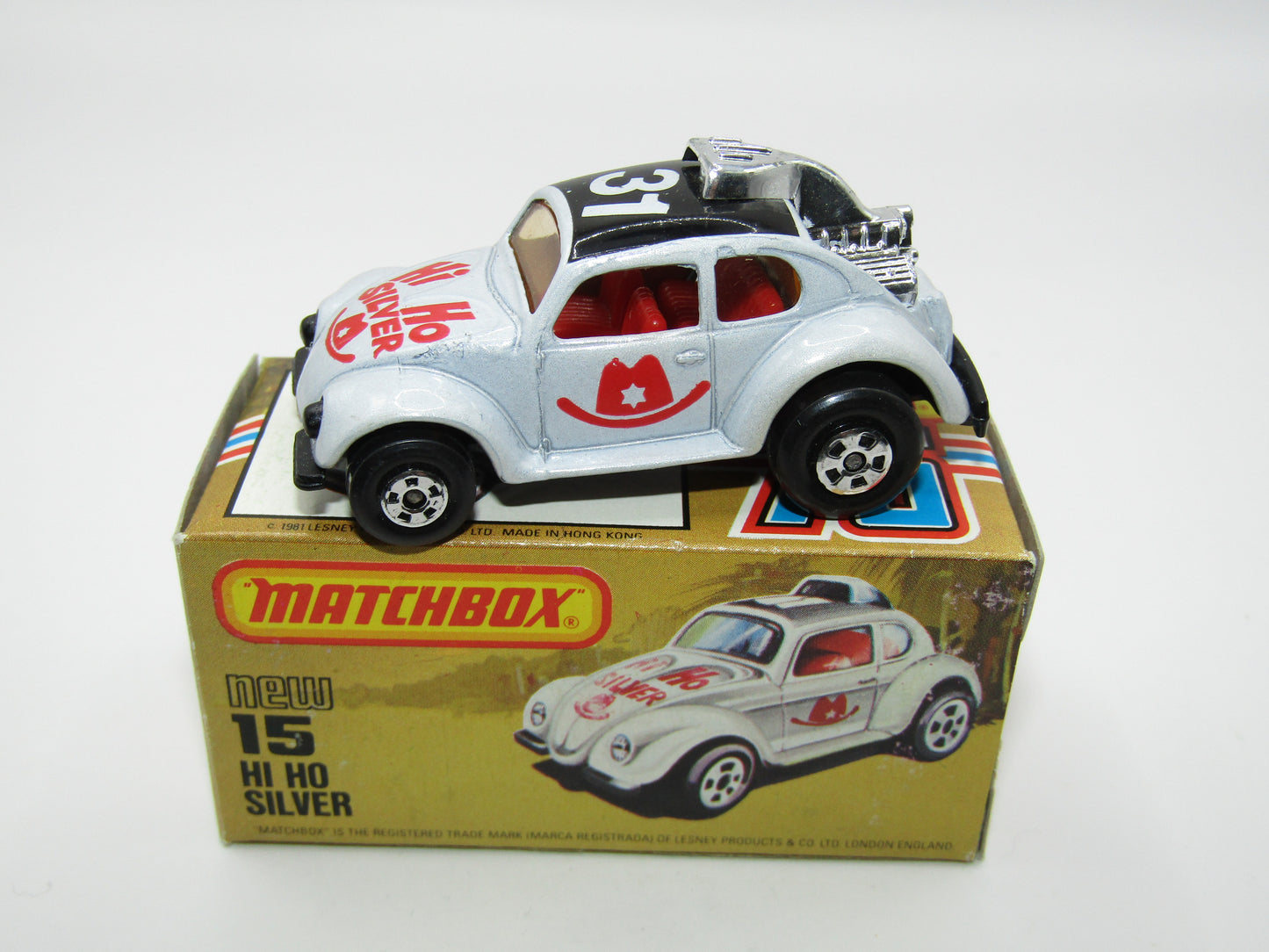 Matchbox Superfast No 15D Hi Ho Silver USA Picture Box