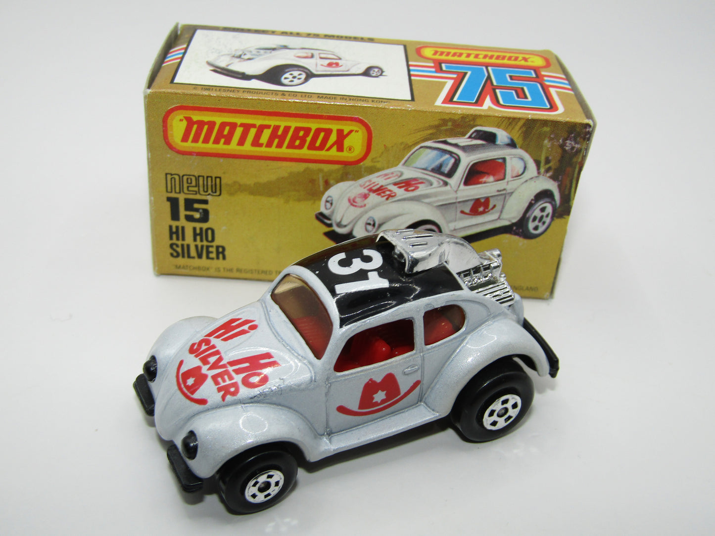 Matchbox Superfast No 15D Hi Ho Silver USA Picture Box